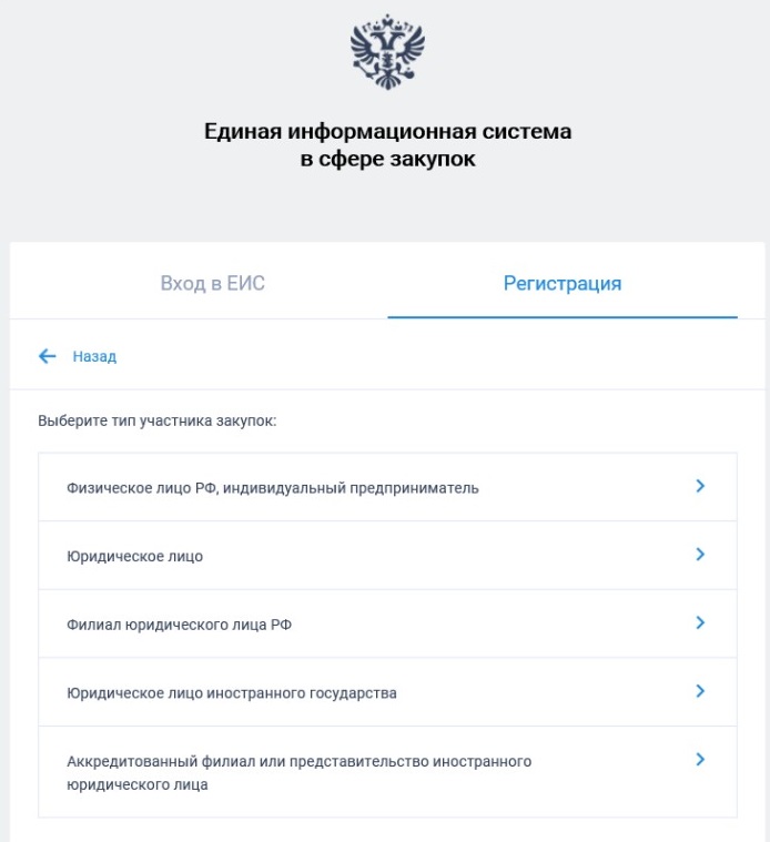 Регистрация ИП в ЕИС Регистрация ИП в ЕИС