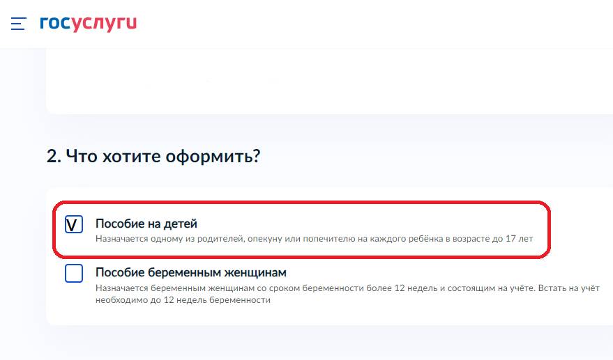 Как заполнить заявление на единое пособие на детей в 2024 году Как заполнить заявление на единое пособие на детей в 2024 году