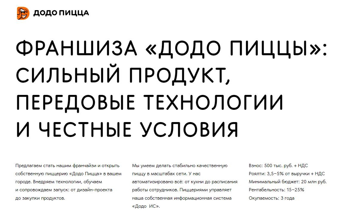 Стоимость франшизы Стоимость франшизы