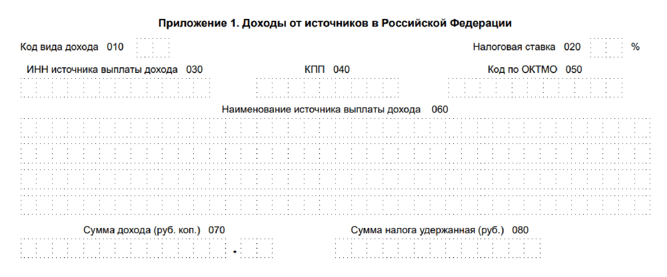 Форма декларации 3-НДФЛ Форма декларации 3-НДФЛ