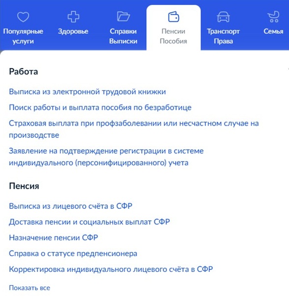 Заказ выплатного дела через Госуслуги, шаг 1 Заказ выплатного дела через Госуслуги, шаг 1