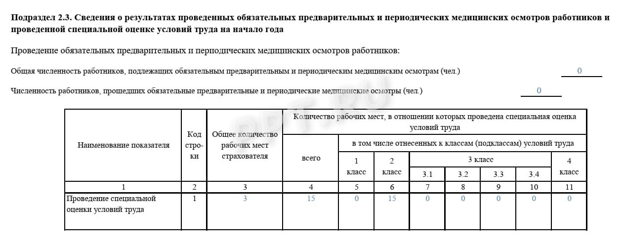 ЕФС-1: раздел 2.3 ЕФС-1: раздел 2.3