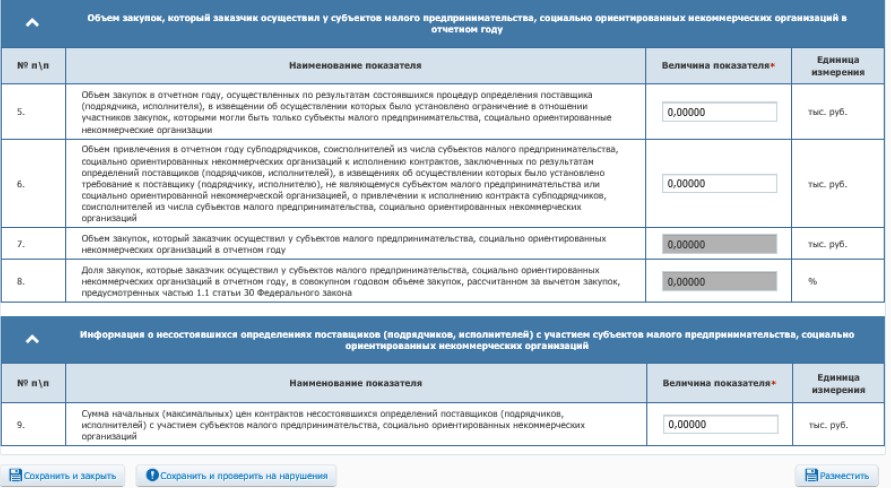 Формирование отчета о закупках у СМП и СОНКО в ЕИС стр. 7 Формирование отчета о закупках у СМП и СОНКО в ЕИС стр. 7