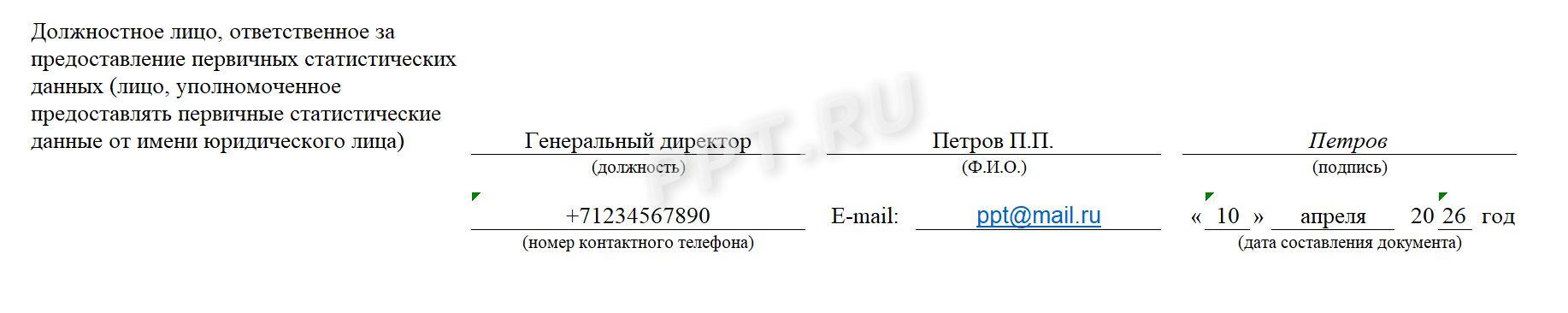Подписи в отчете ПМ (статистика) Подписи в отчете ПМ (статистика)